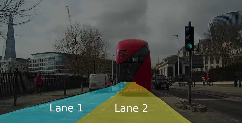 A Dataset for Lane Instance Segmentation in Urban Environments